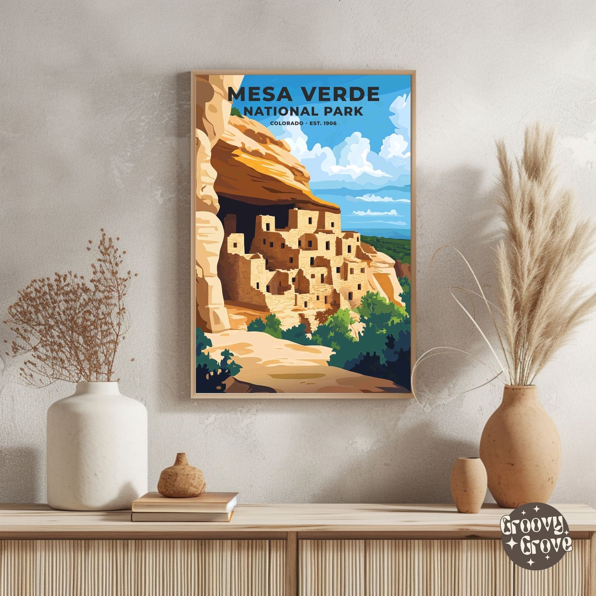 Mesa Verde National Park Poster - GroovyGrove