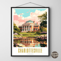 Charlottesville Virginia Poster - GroovyGrove