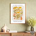 Kentucky Flower Market Poster - GroovyGrove