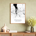 Olympia Washington City Map Poster - GroovyGrove