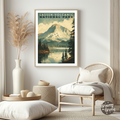 Lassen Volcanic National Park Vintage Poster - GroovyGrove