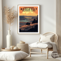 Theodore Roosevelt National Park Vintage Poster - GroovyGrove