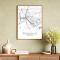 Kingsport Tennessee City Map Poster - GroovyGrove