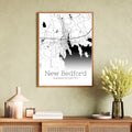 New Bedford Massachusetts City Map Poster - GroovyGrove