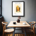 Rusty Nail Retro Cocktail Poster - GroovyGrove