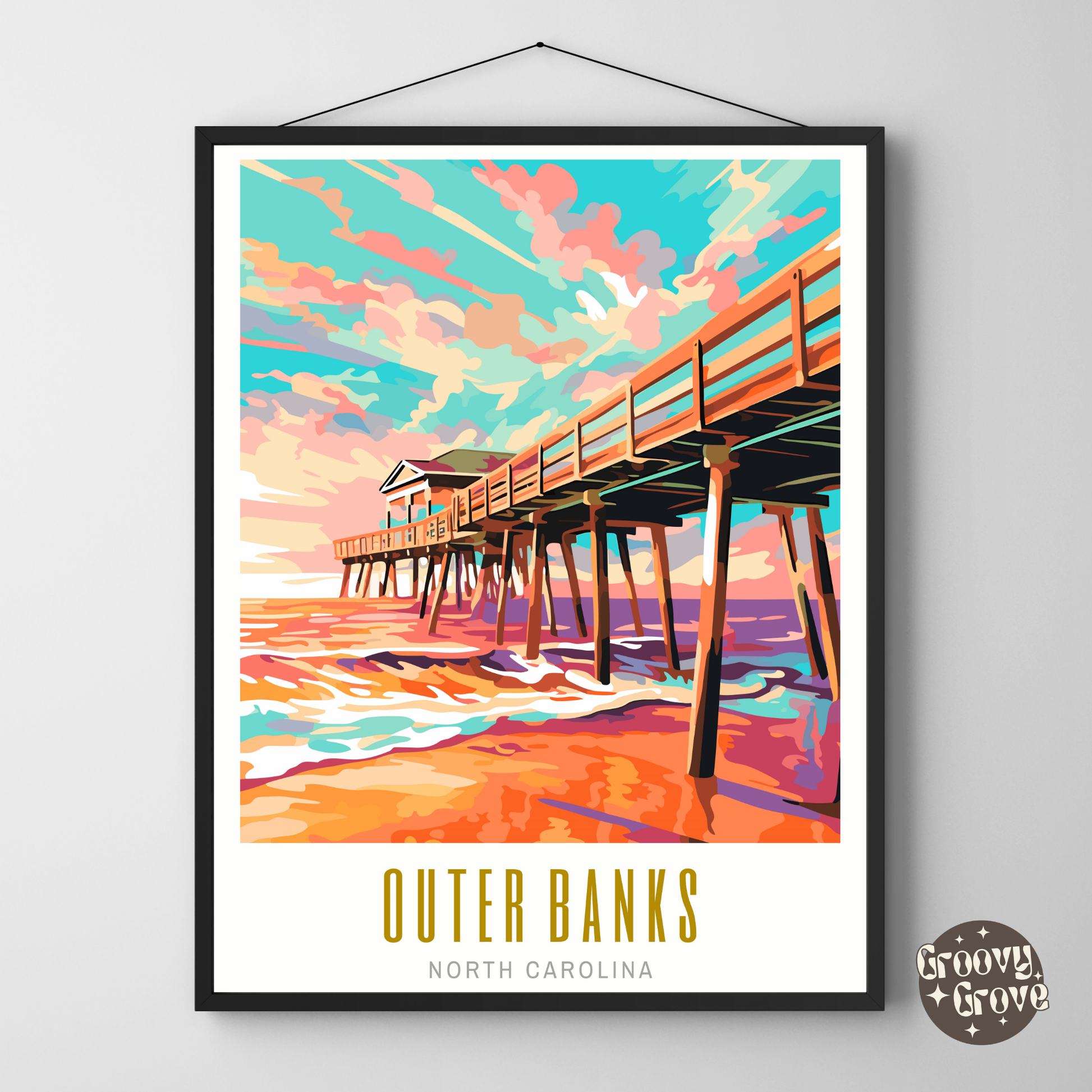 Outer Banks North Carolina Poster - GroovyGrove