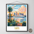 Tampa Florida Poster - GroovyGrove