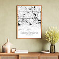 Eden Prairie Minnesota City Map Poster - GroovyGrove