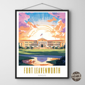 Fort Leavenworth Kansas Poster - GroovyGrove