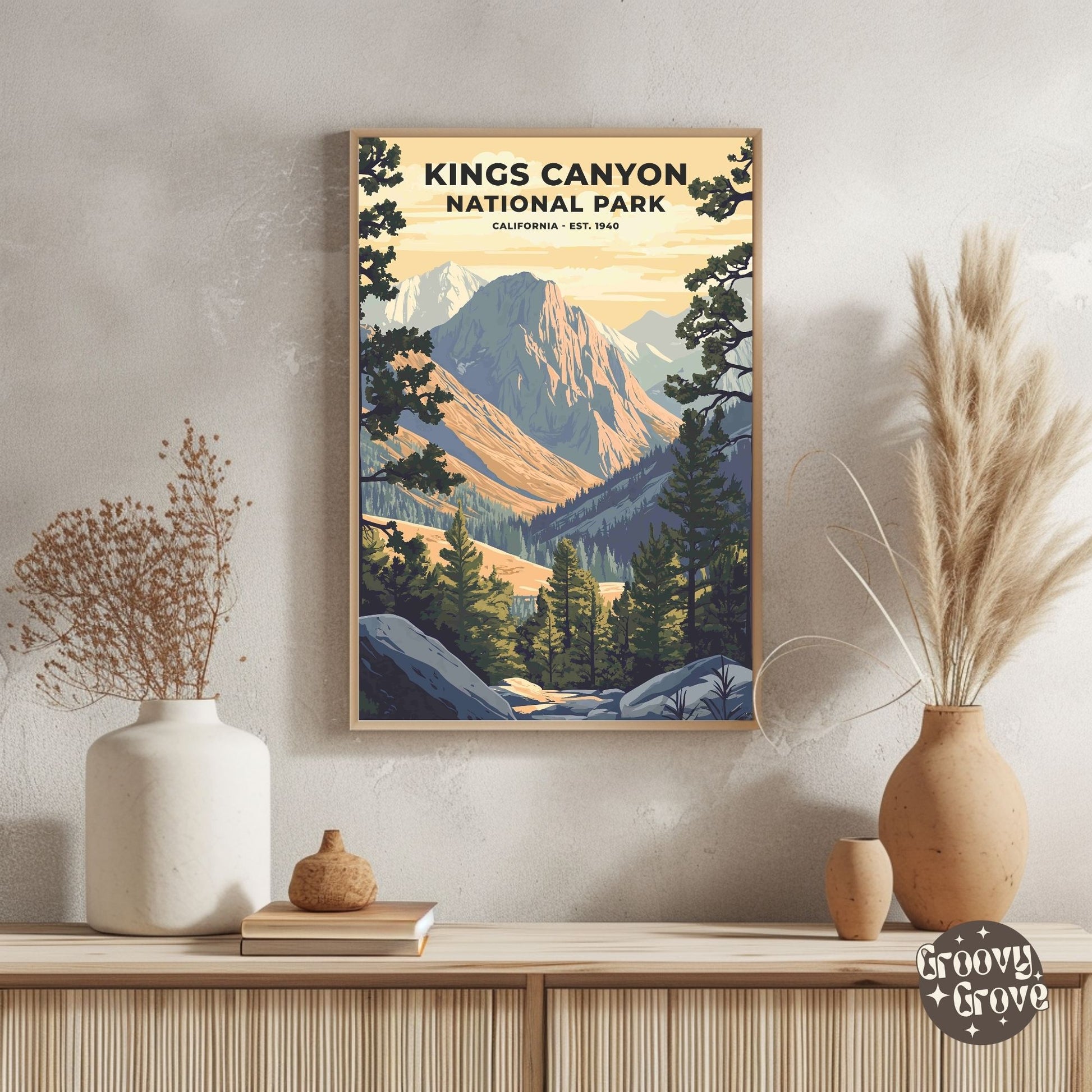 Kings Canyon National Park Poster - GroovyGrove