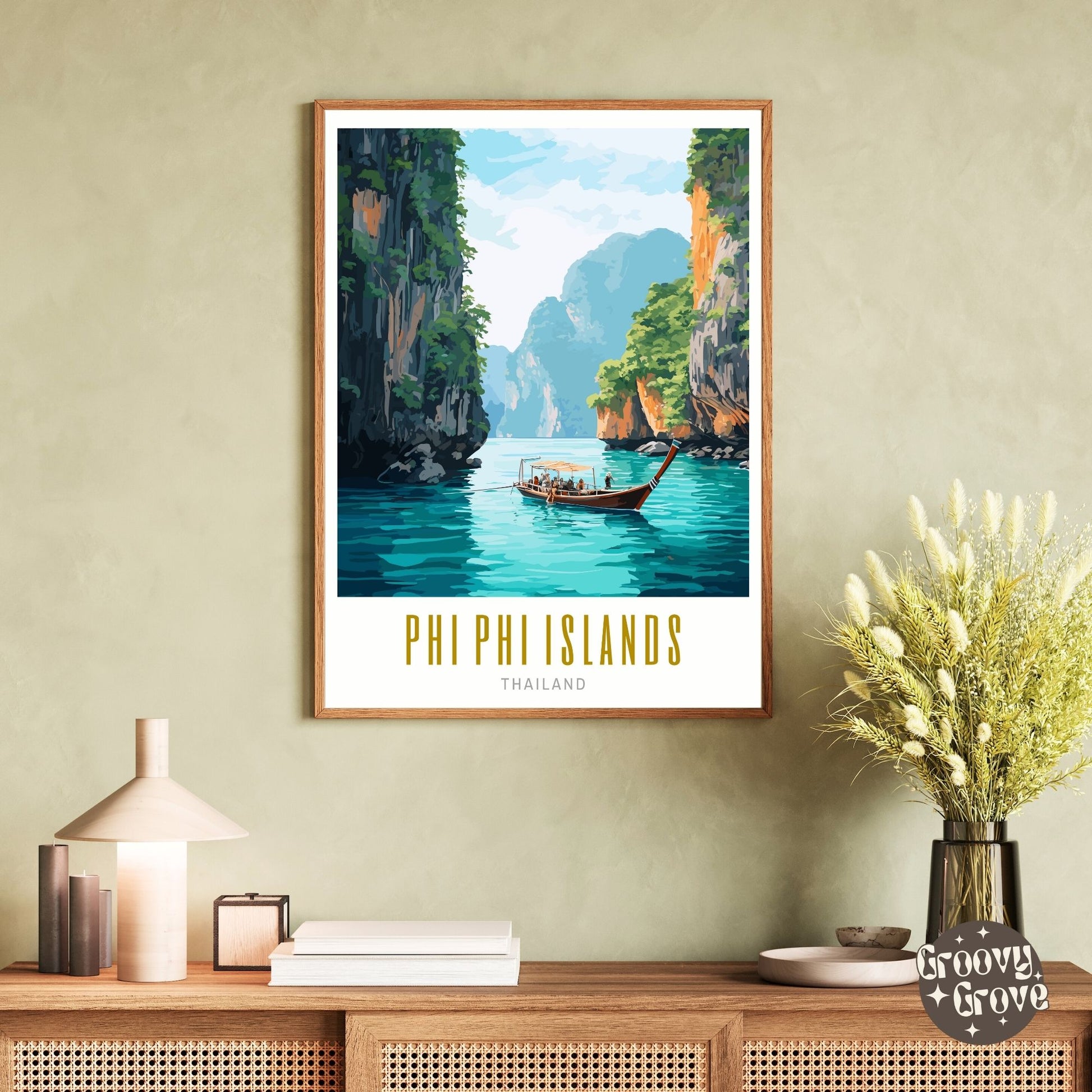 Phi Phi Islands Thailand Poster - GroovyGrove