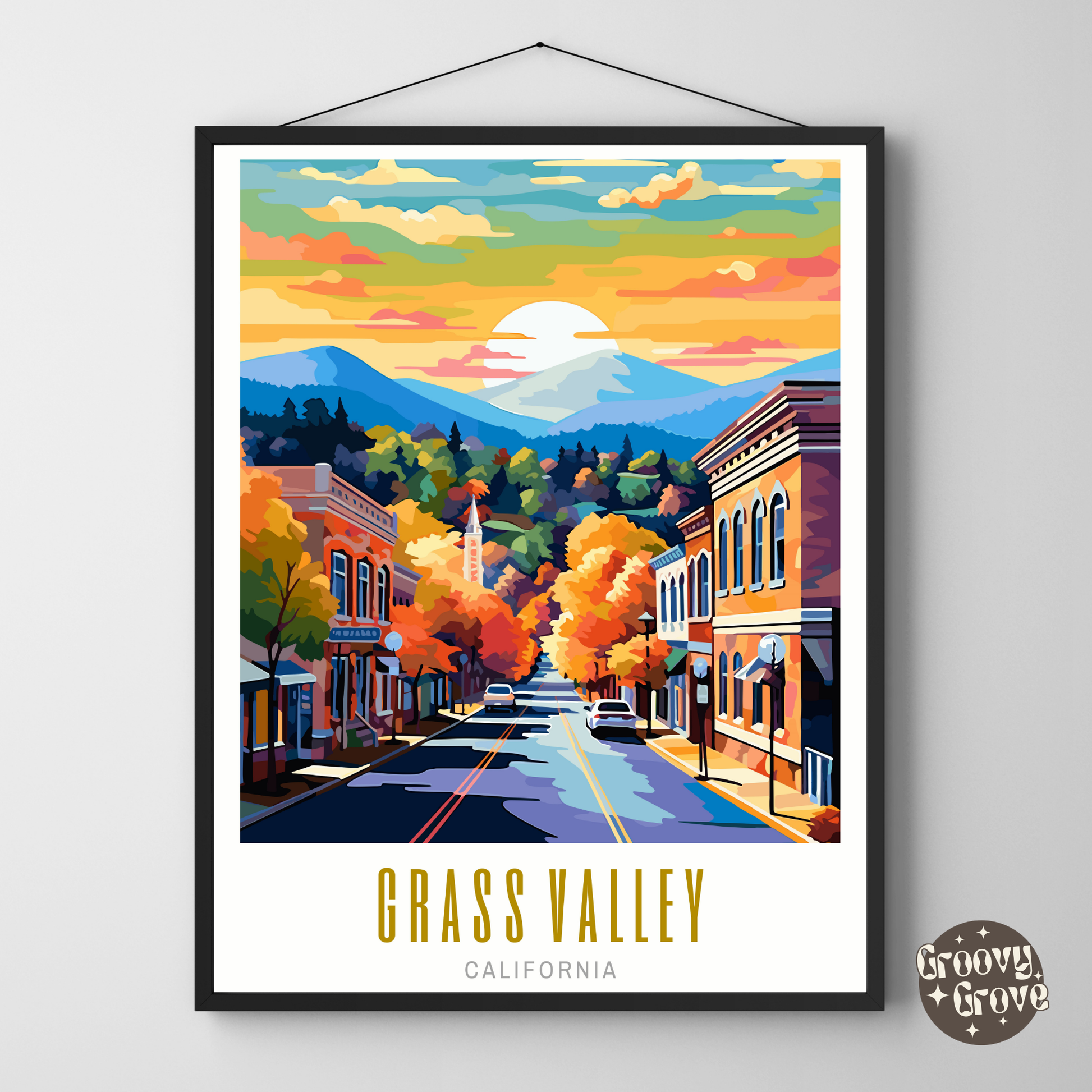 Grass Valley California Poster - GroovyGrove