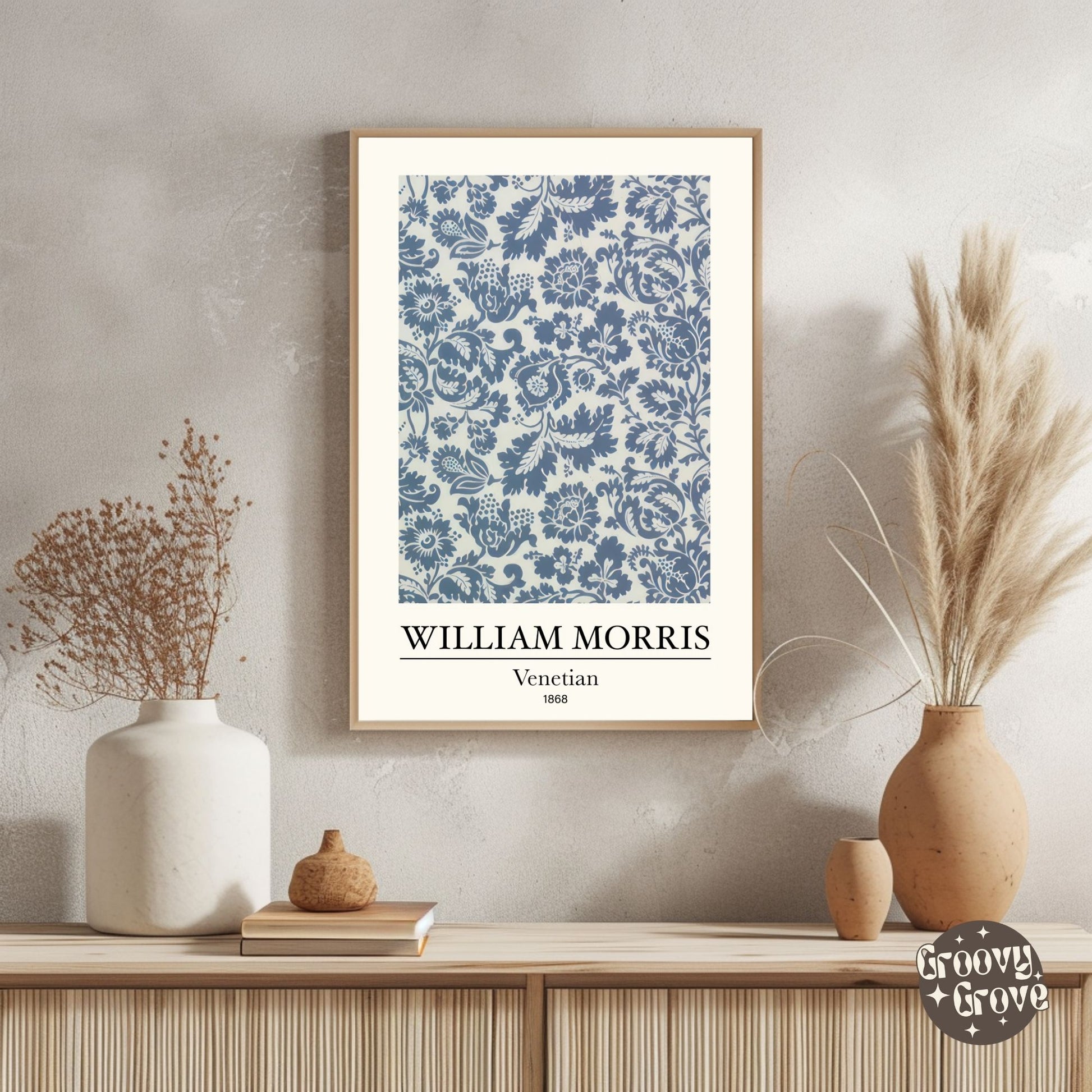 Venetian 1868 William Morris Poster - GroovyGrove