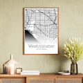 Westminster California City Map Poster - GroovyGrove