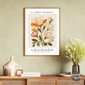 Louisiana Flower Market Poster - GroovyGrove