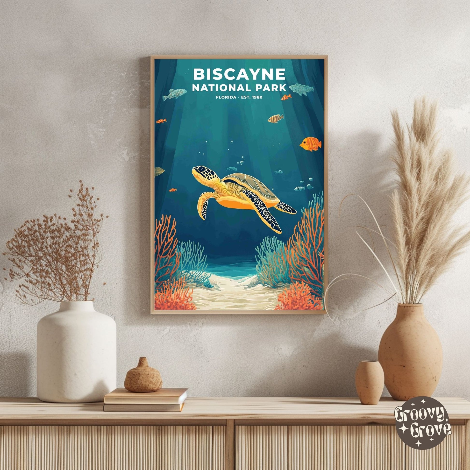 Biscayne National Park Poster - GroovyGrove