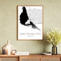 Lake Havasu City Arizona Map Poster - GroovyGrove