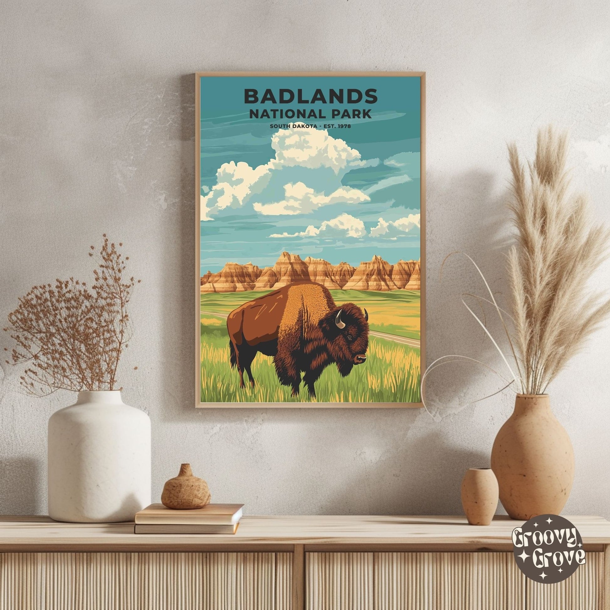 Badlands National Park Poster - GroovyGrove