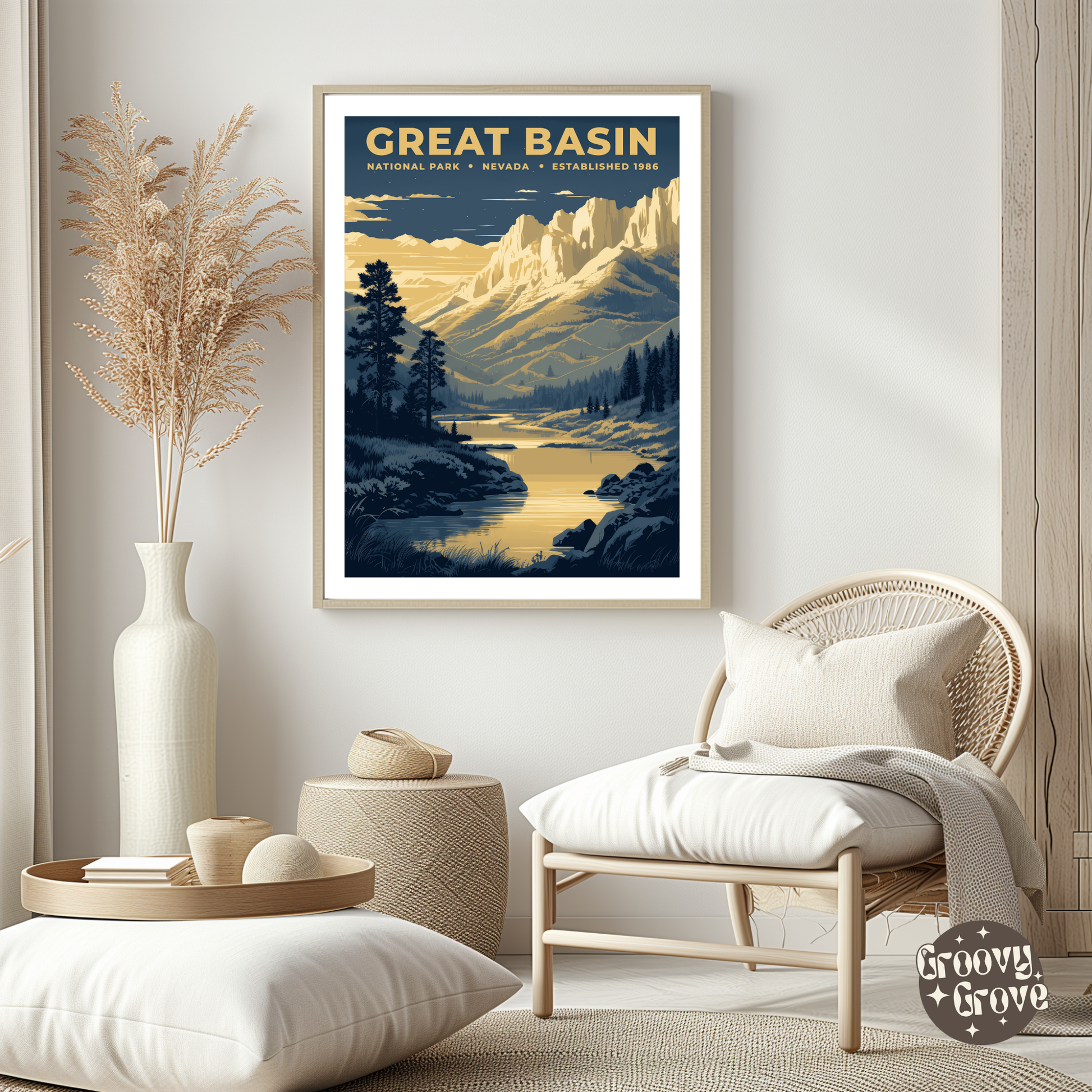 Great Basin National Park Vintage Poster - GroovyGrove