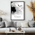 Berkeley California City Map Poster - GroovyGrove