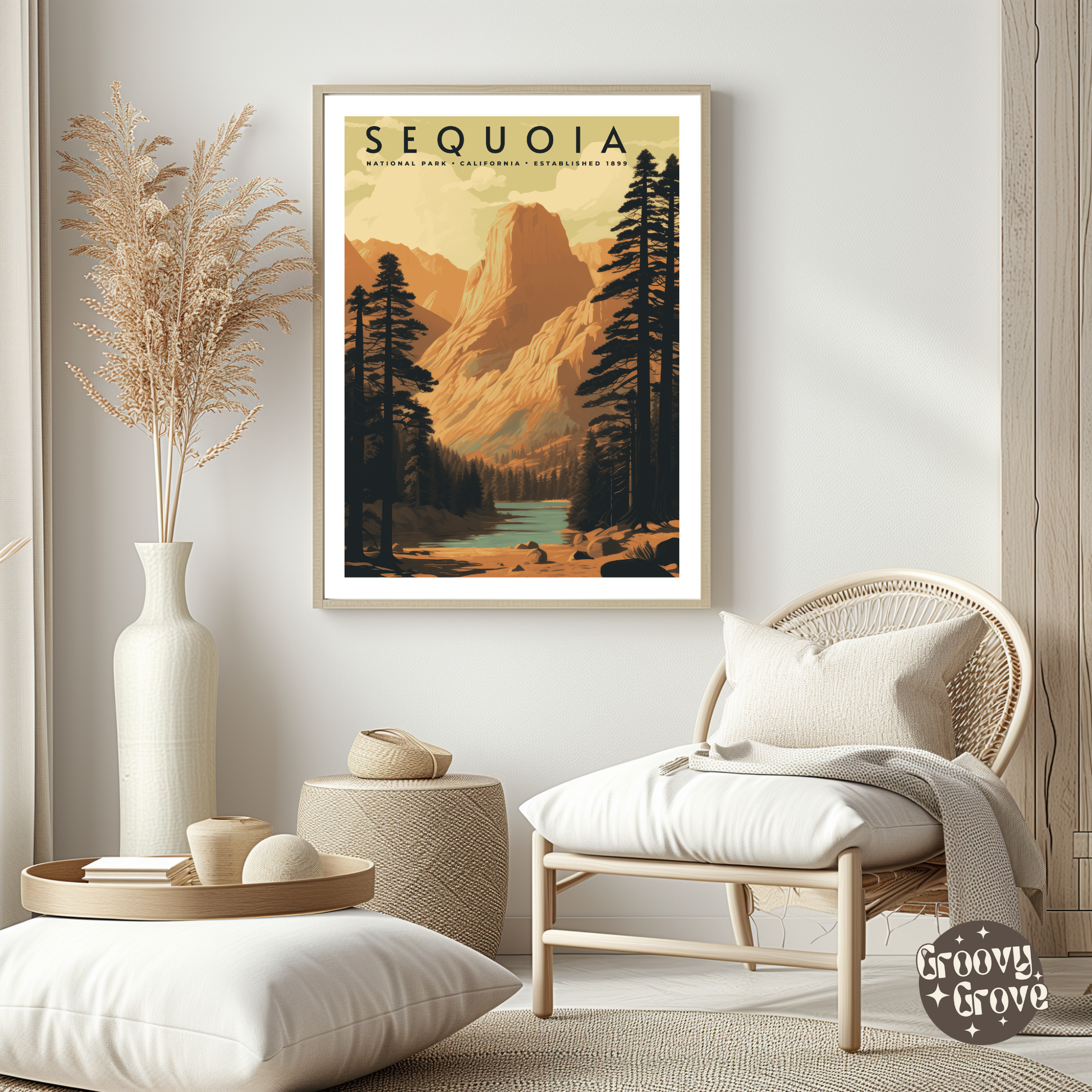 Sequoia National Park Vintage Poster - GroovyGrove