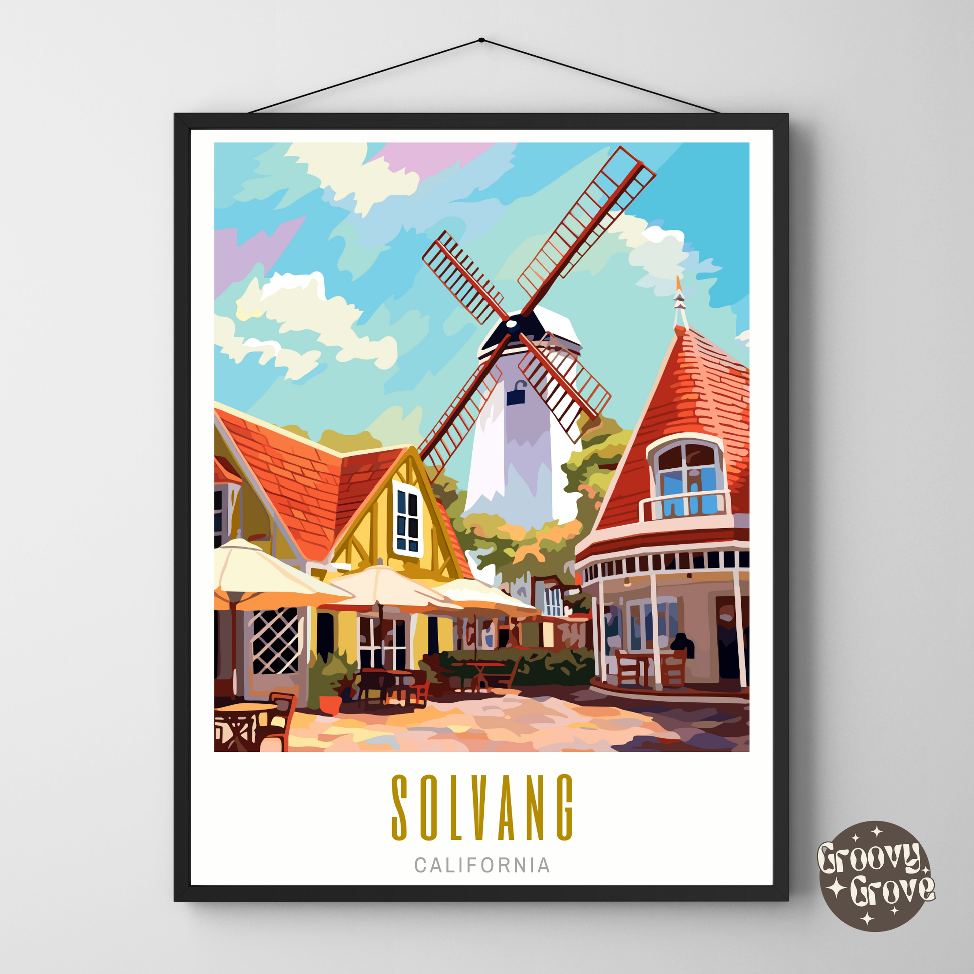 Solvang California Poster - GroovyGrove