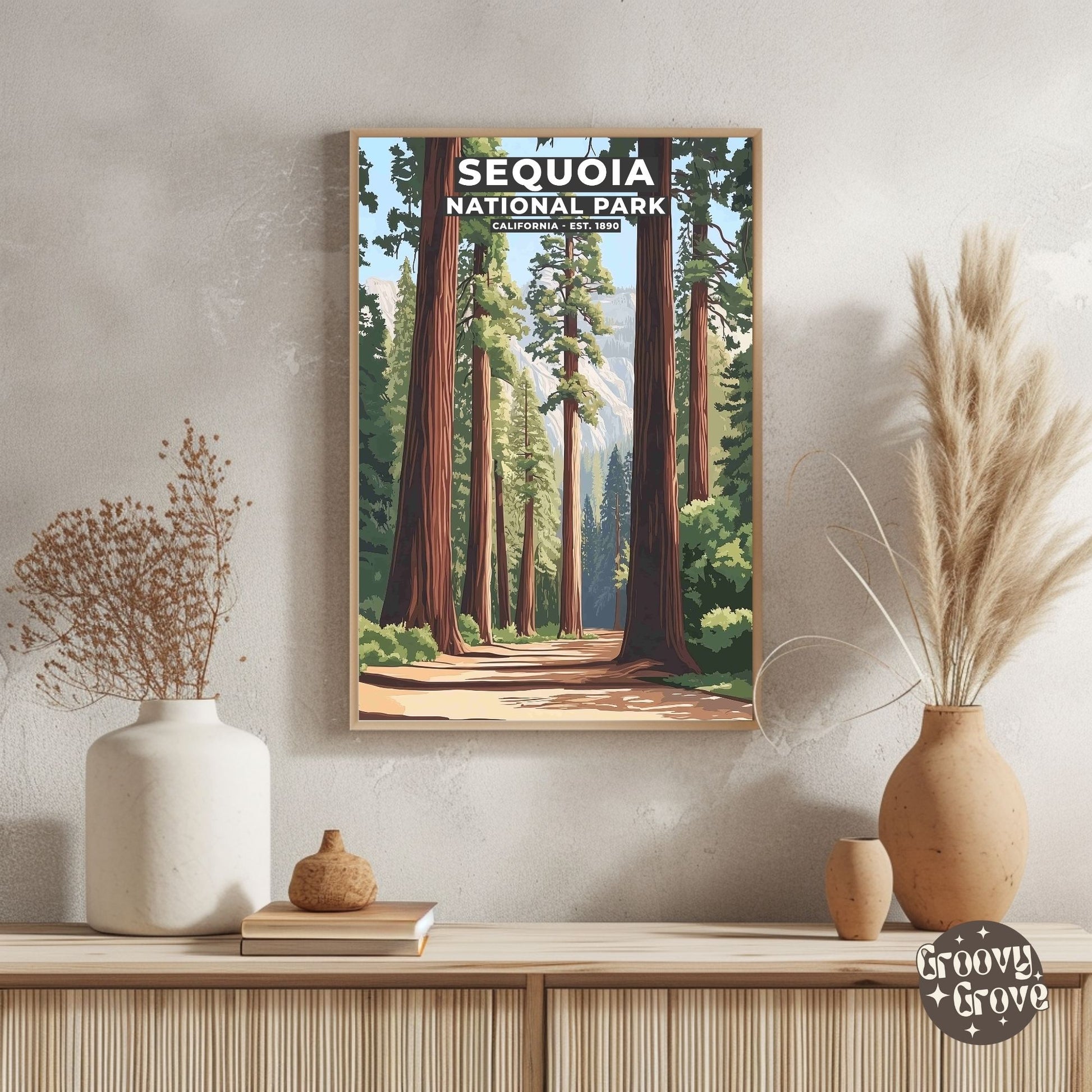 Sequoia National Park Poster - GroovyGrove