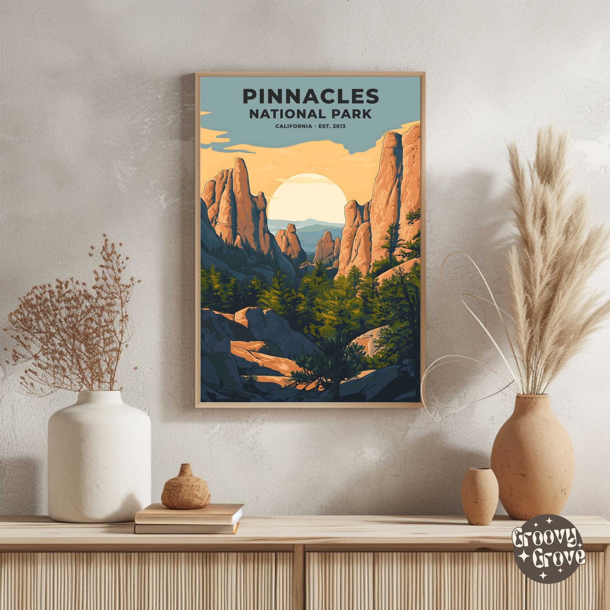 Pinnacles National Park Poster - GroovyGrove