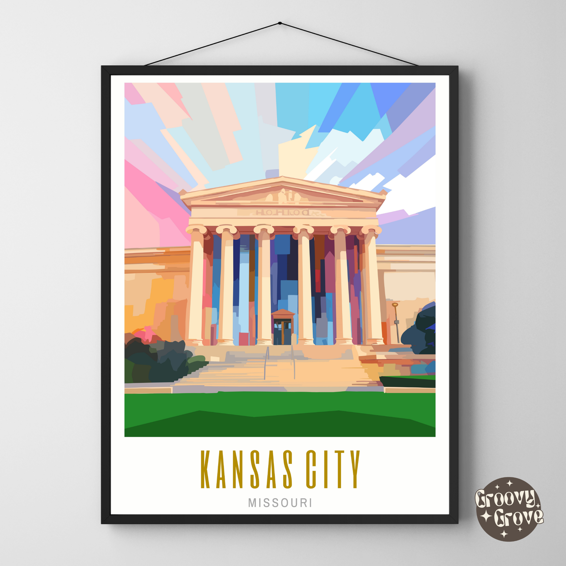 Kansas City Missouri Poster - GroovyGrove