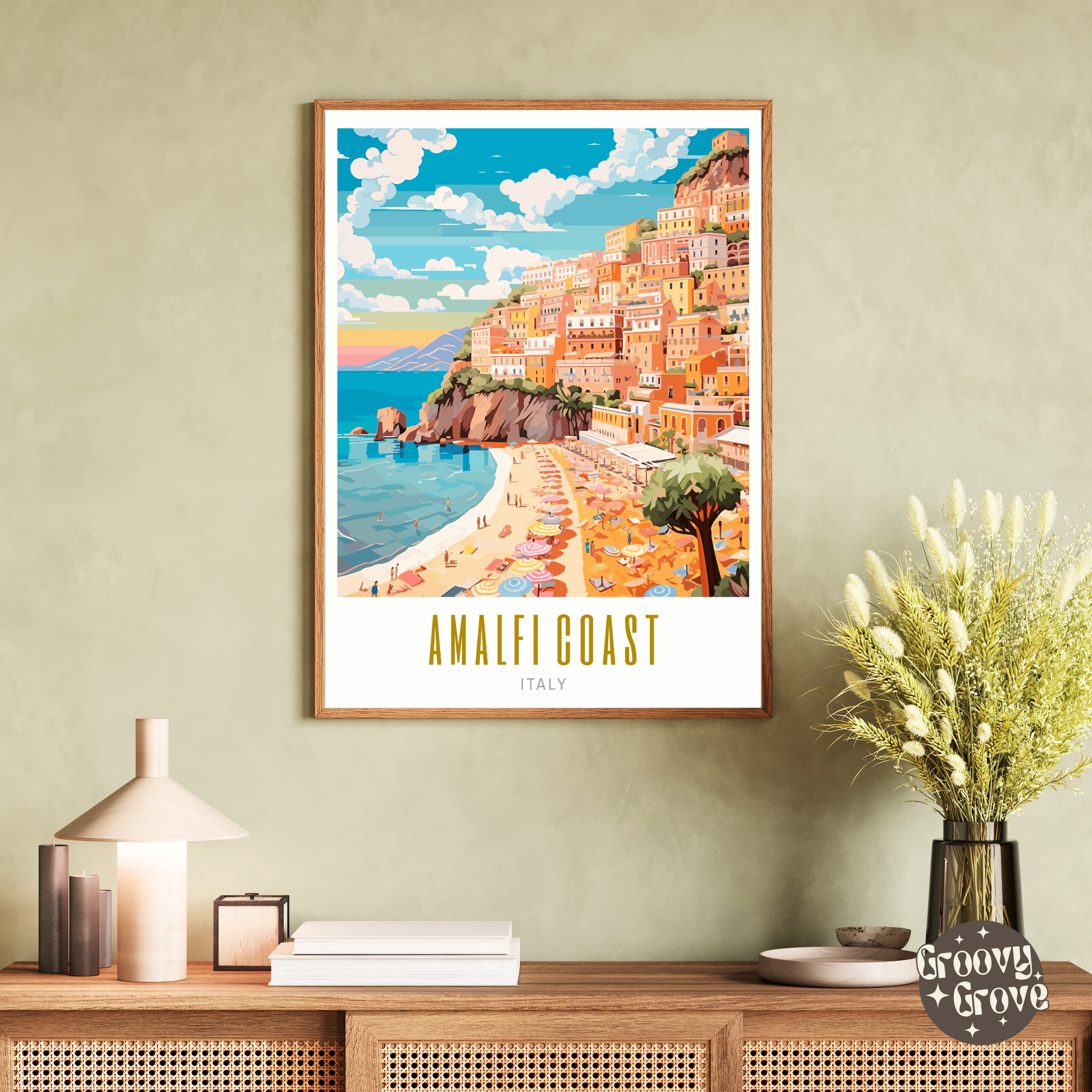 Amalfi Coast Italy Poster - GroovyGrove