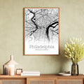 Philadelphia Pennsylvania City Map Poster - GroovyGrove