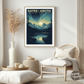 Gates of the Arctic National Park Vintage Poster - GroovyGrove