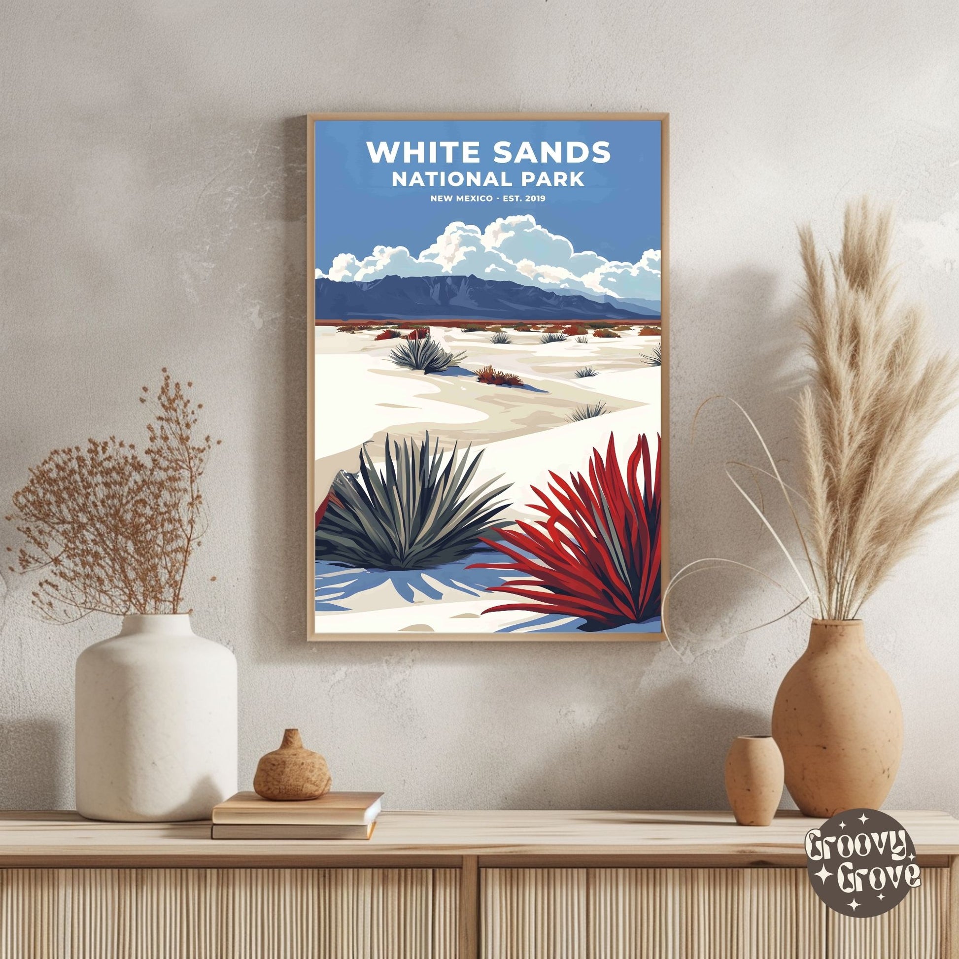 White Sands National Park Poster - GroovyGrove