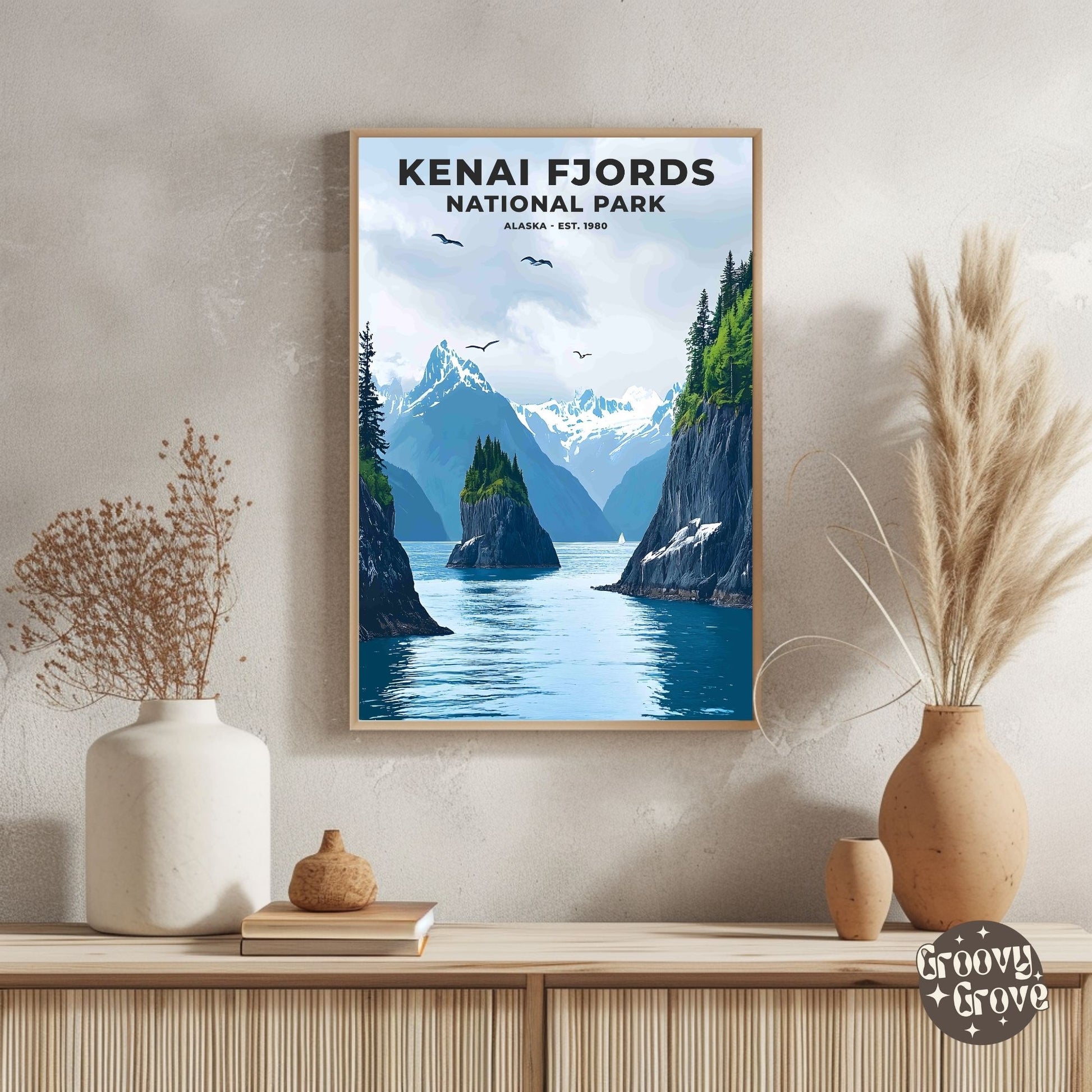 Kenai Fjords National Park Poster - GroovyGrove