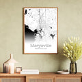 Marysville Washington City Map Poster - GroovyGrove