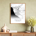 Oxnard California City Map Poster - GroovyGrove