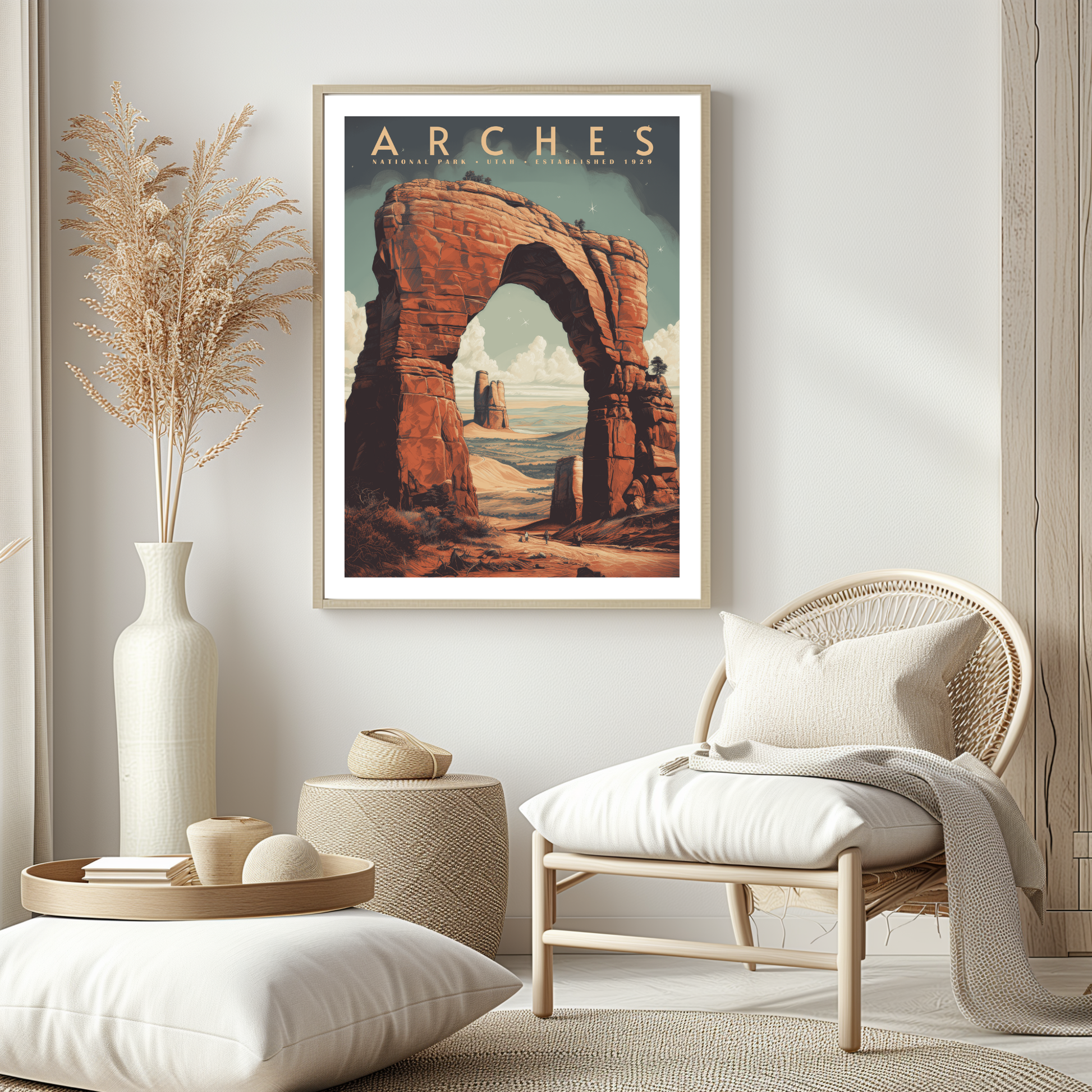 Arches National Park Vintage Poster - GroovyGrove