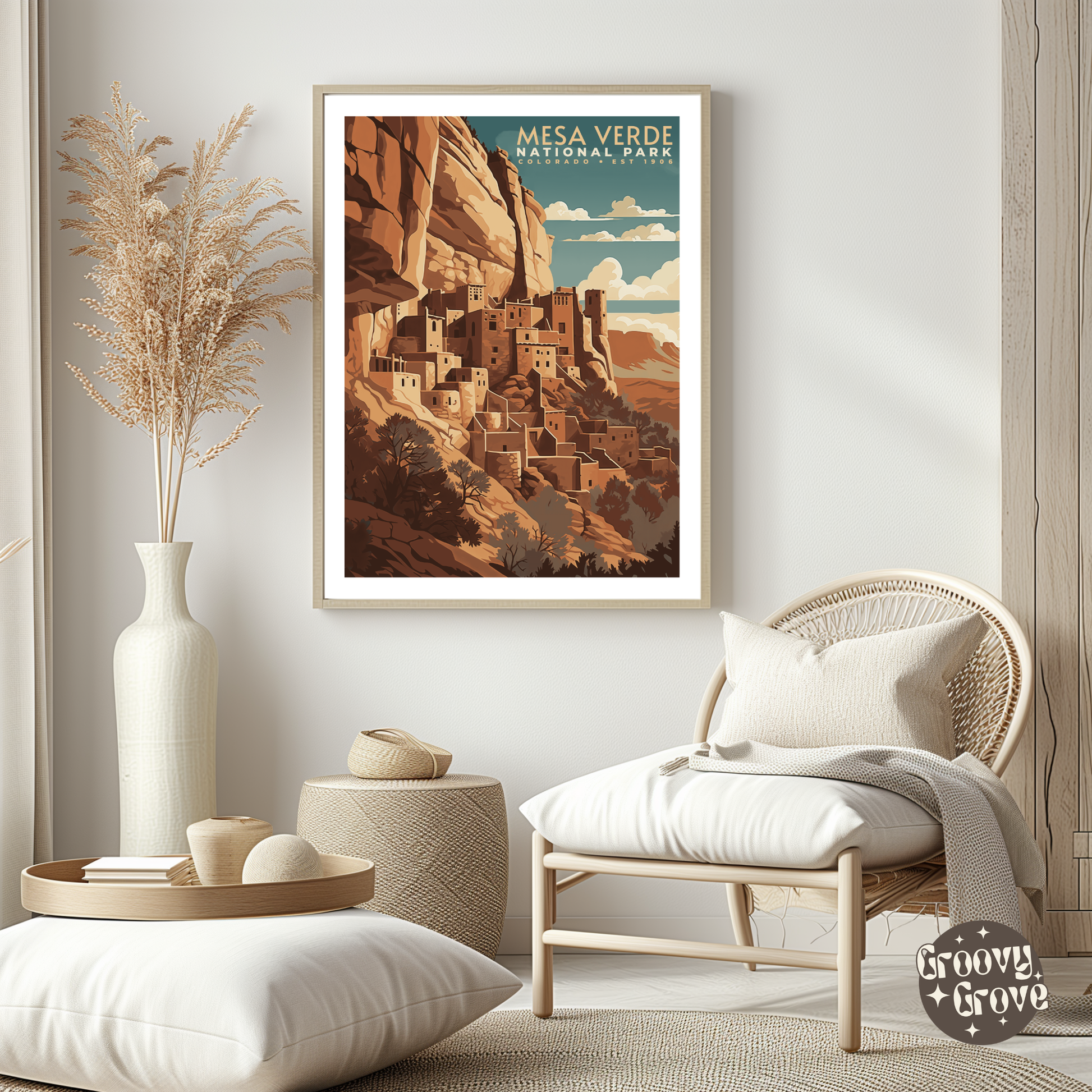 Mesa Verde National Park Vintage Poster - GroovyGrove