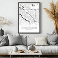 Coon Rapids Minnesota City Map Poster - GroovyGrove