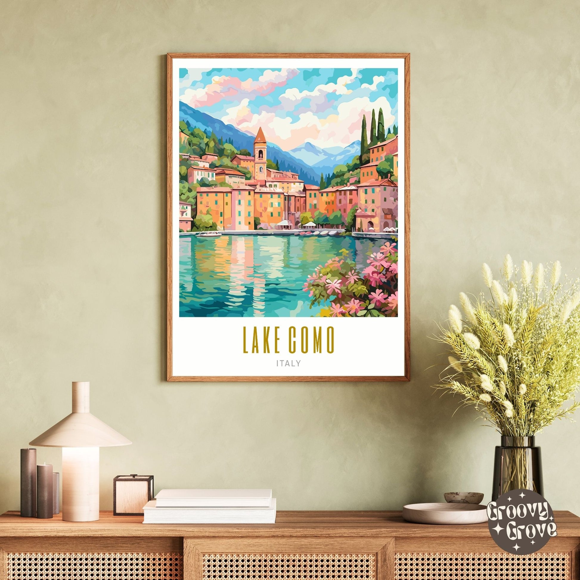 Lake Como Italy Poster - GroovyGrove