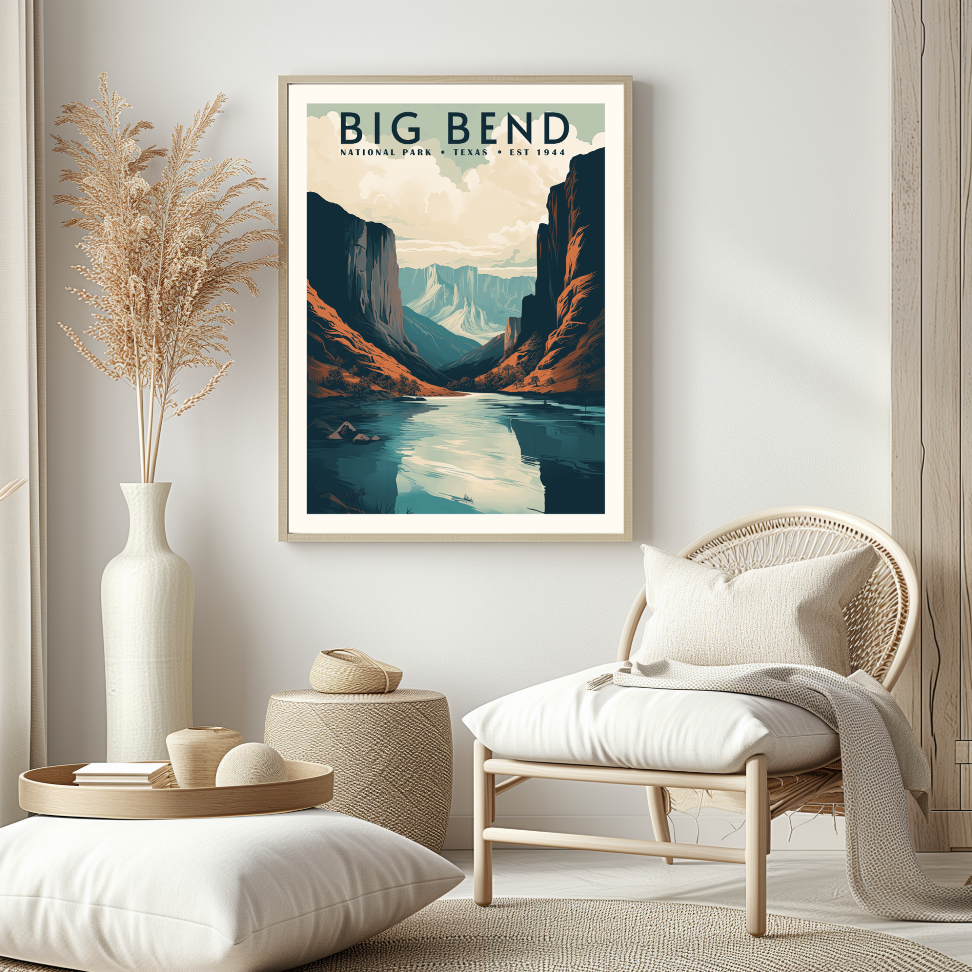 Big Bend National Park Vintage Poster - GroovyGrove