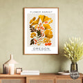 Oregon Flower Market Poster - GroovyGrove