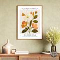 Florida Flower Market Poster - GroovyGrove