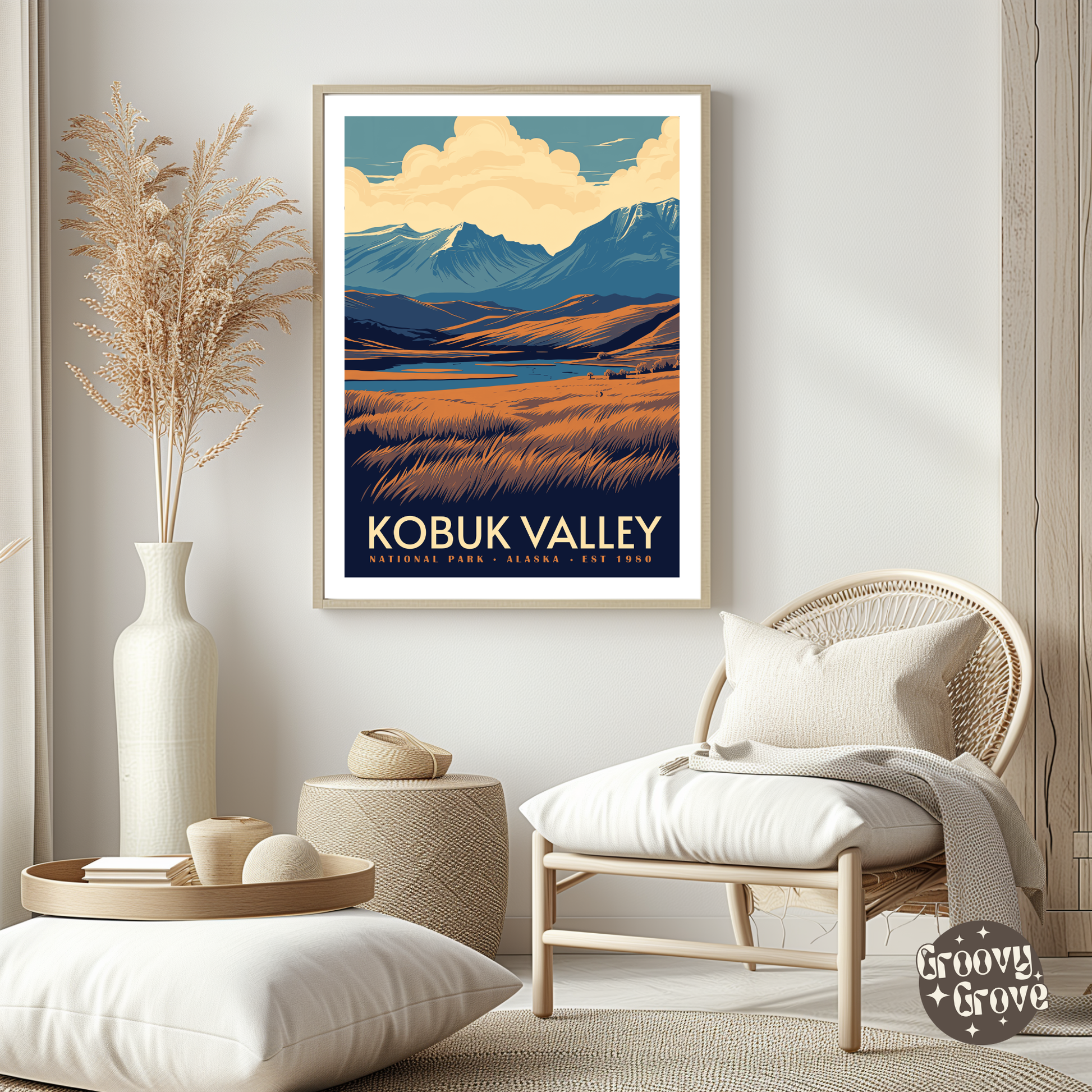 Kobuk Valley National Park Vintage Poster - GroovyGrove