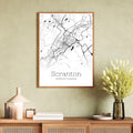 Scranton Pennsylvania City Map Poster - GroovyGrove