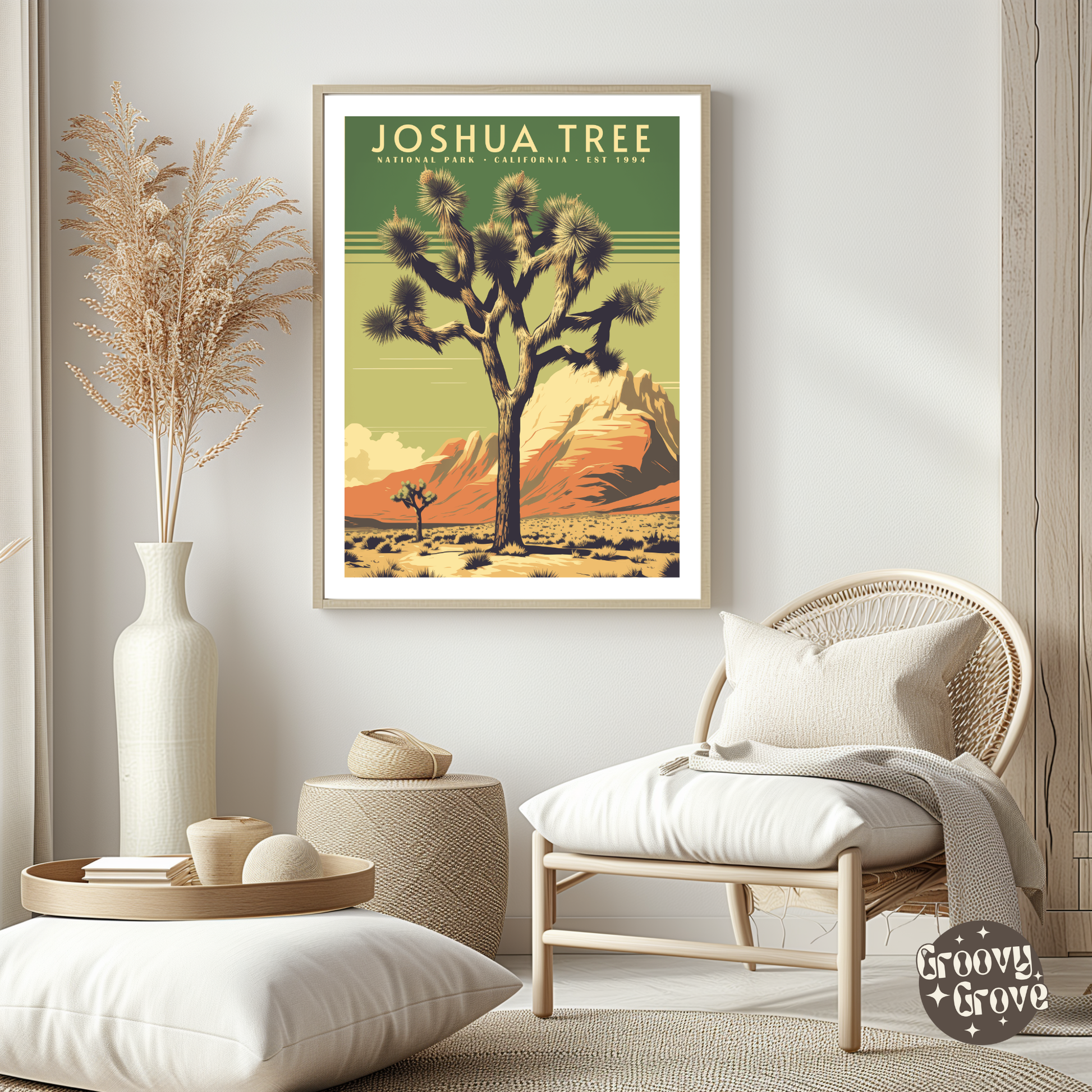 Joshua Tree National Park Vintage Poster - GroovyGrove