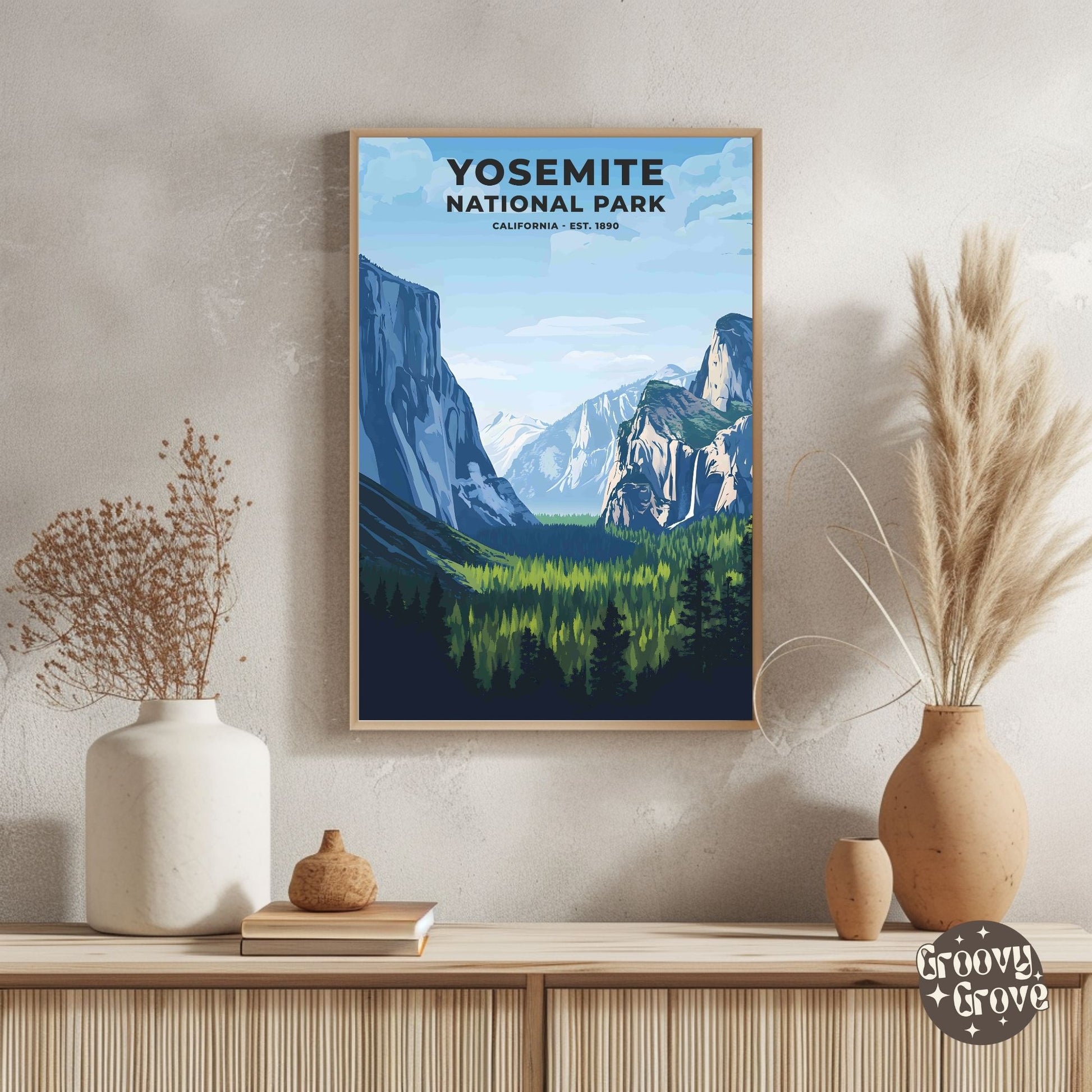 Yosemite National Park Poster - GroovyGrove