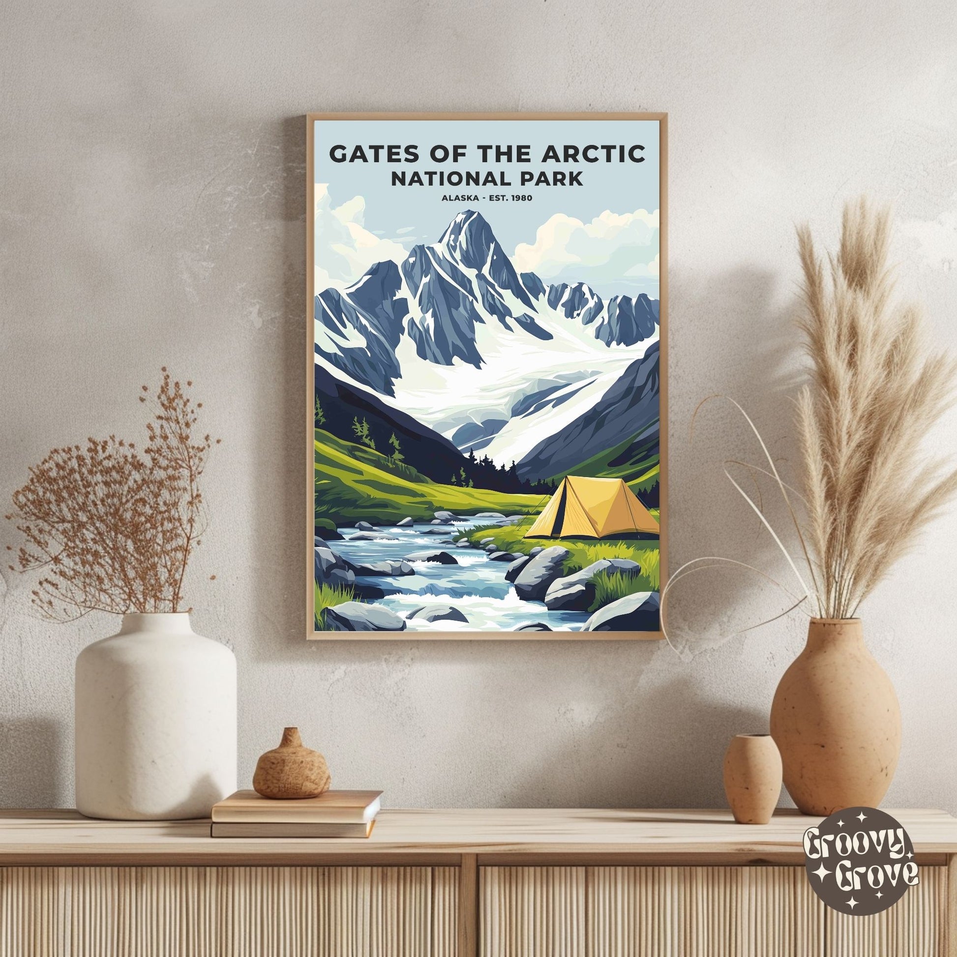 Gates of the Arctic National Park Poster - GroovyGrove