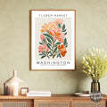 Washington Flower Market Poster - GroovyGrove