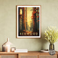 Redwood National Park Vintage Poster - GroovyGrove